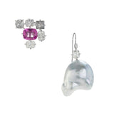 SPINEL VIII pearl earrings