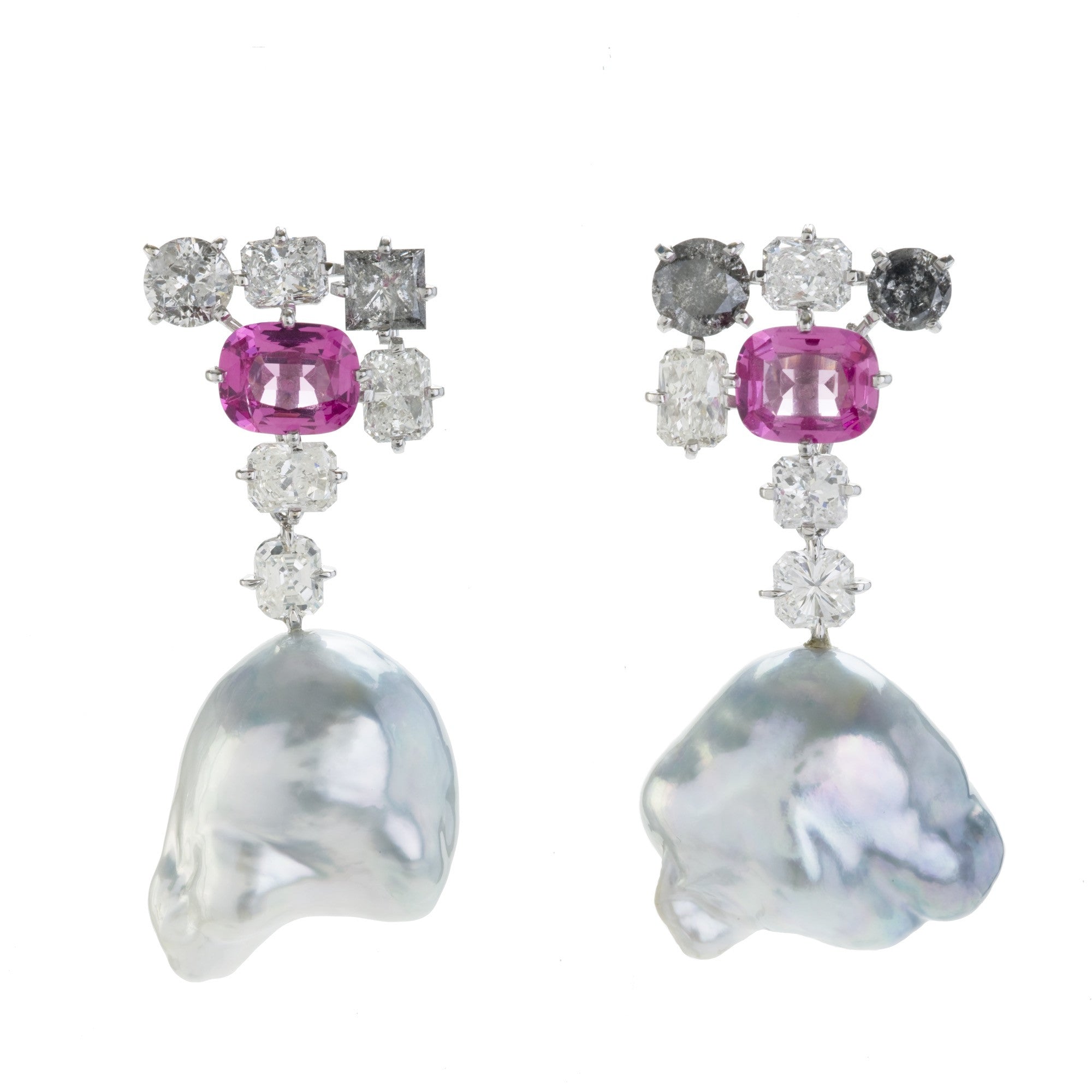 SPINEL VIII pearl earrings