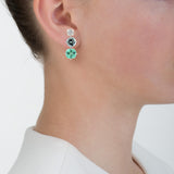 Tourmaline IV pearl earrings