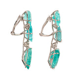 St Barths V tourmaline earrings