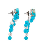 Spray XXIII turquoise earrings