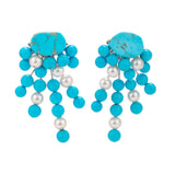 Spray XXIII turquoise earrings