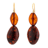 BALTIC II amber earrings