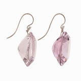 OVAL I amethyst earrings