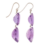 Rockstar ii amethyst earrings