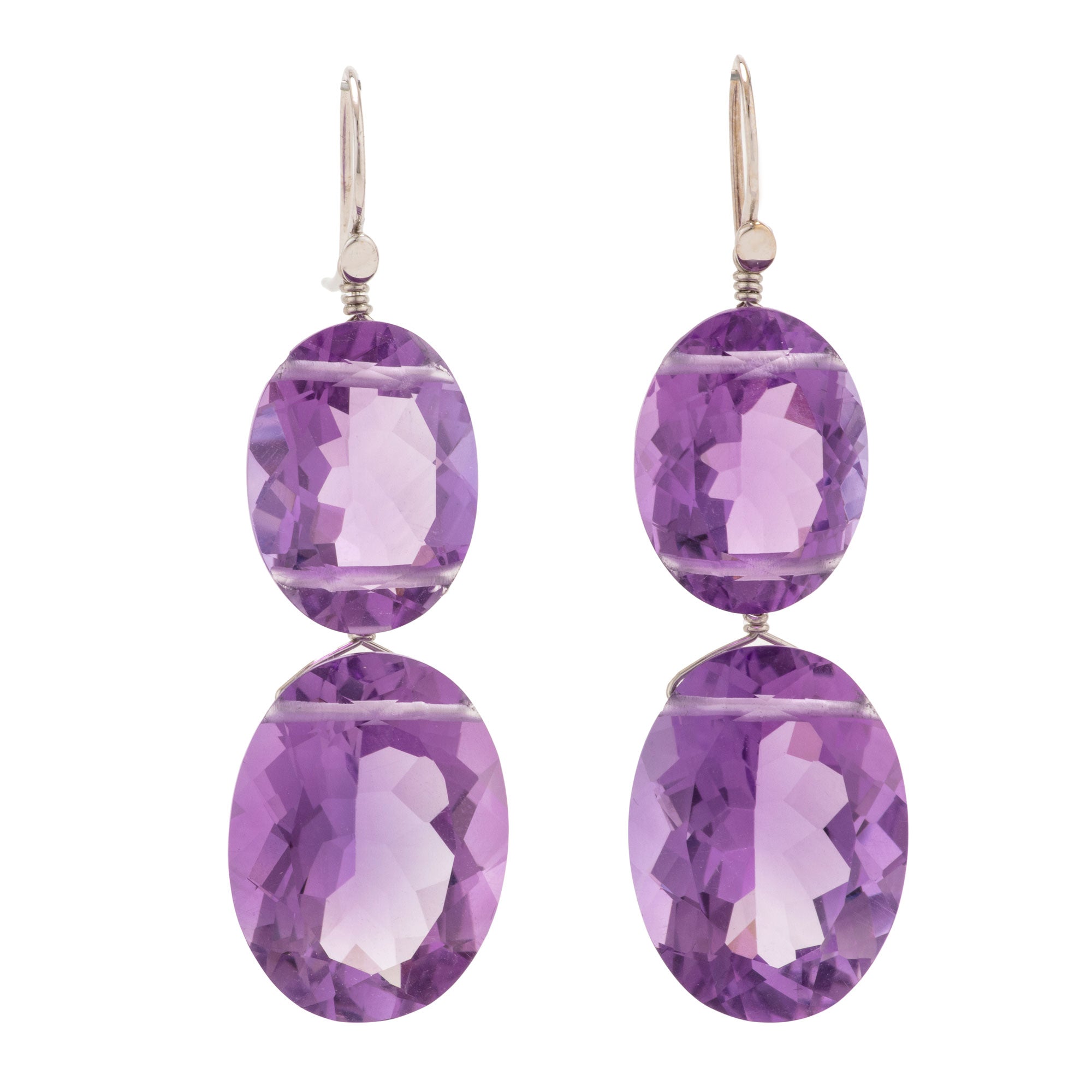 Rockstar ii amethyst earrings
