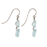 Glimmer ii aquamarine earrings