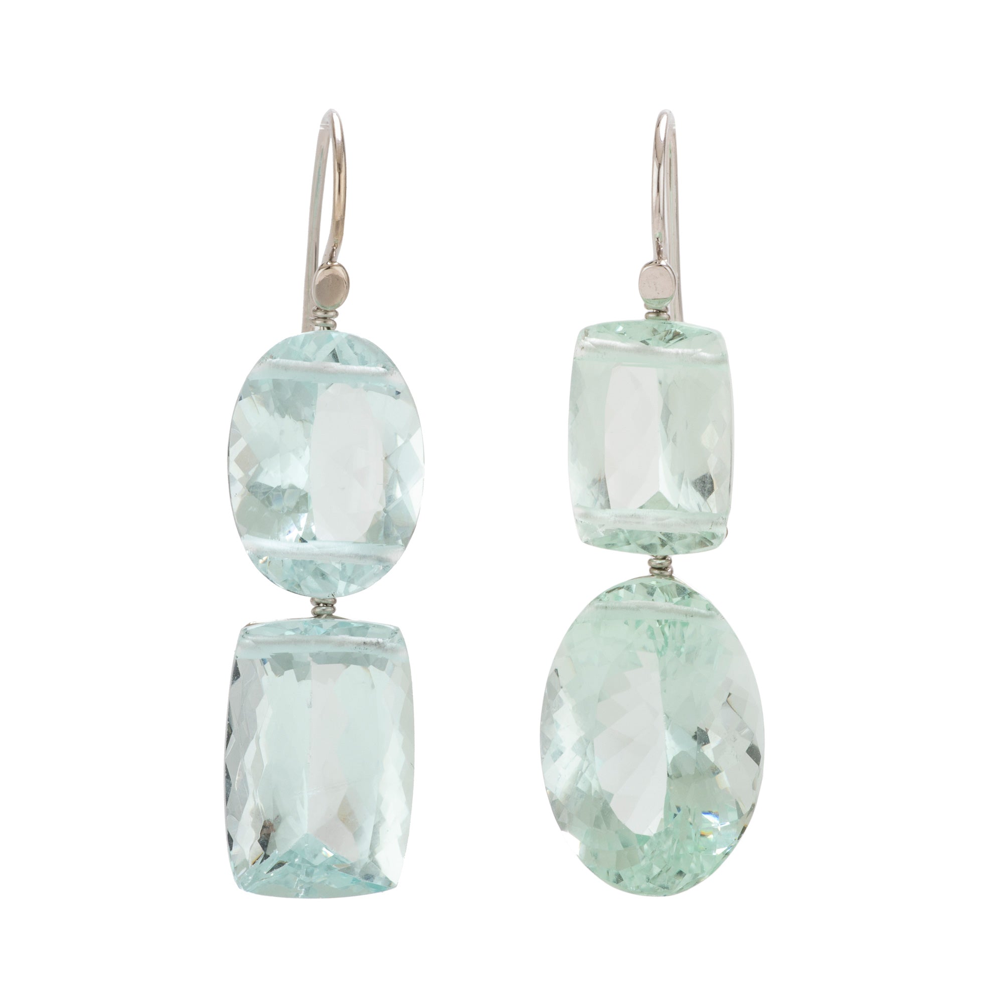 Flip ii aquamarine earrings