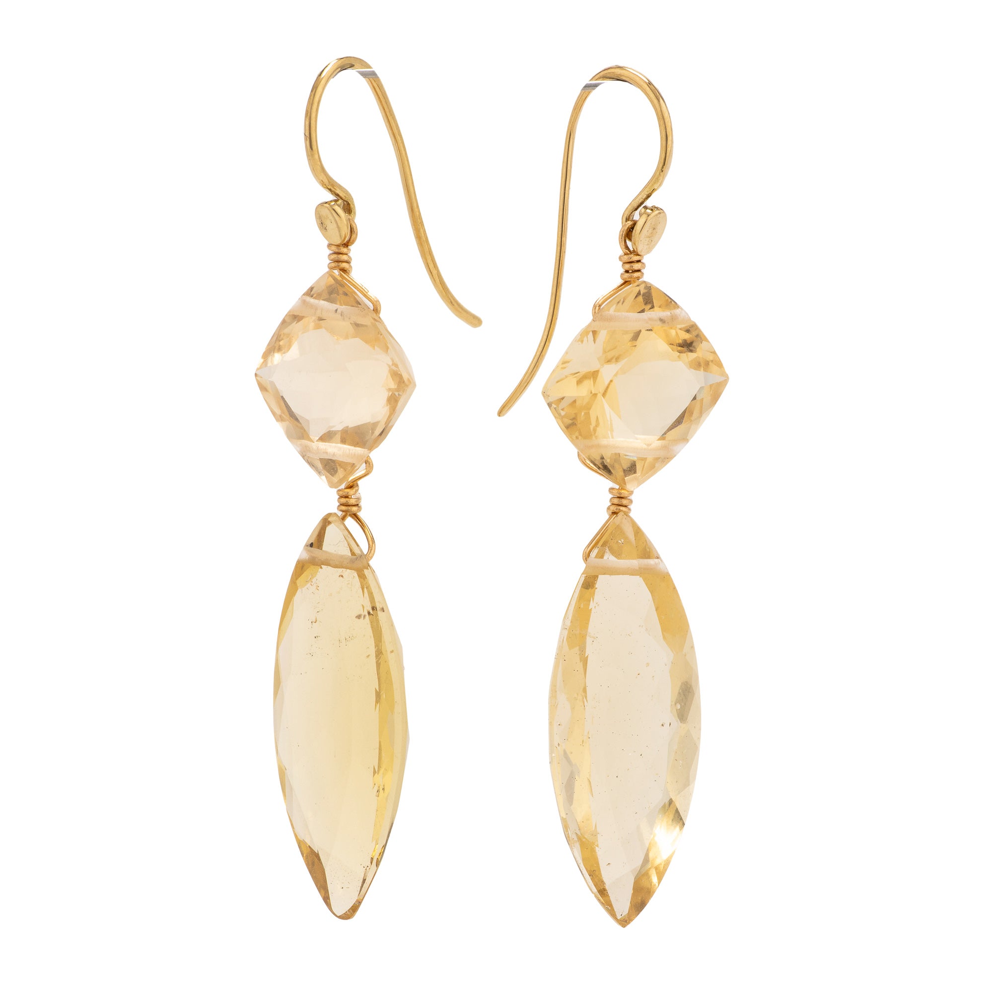 Marquise ii beryl earrings
