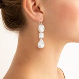 Shimmer III morganite earrings
