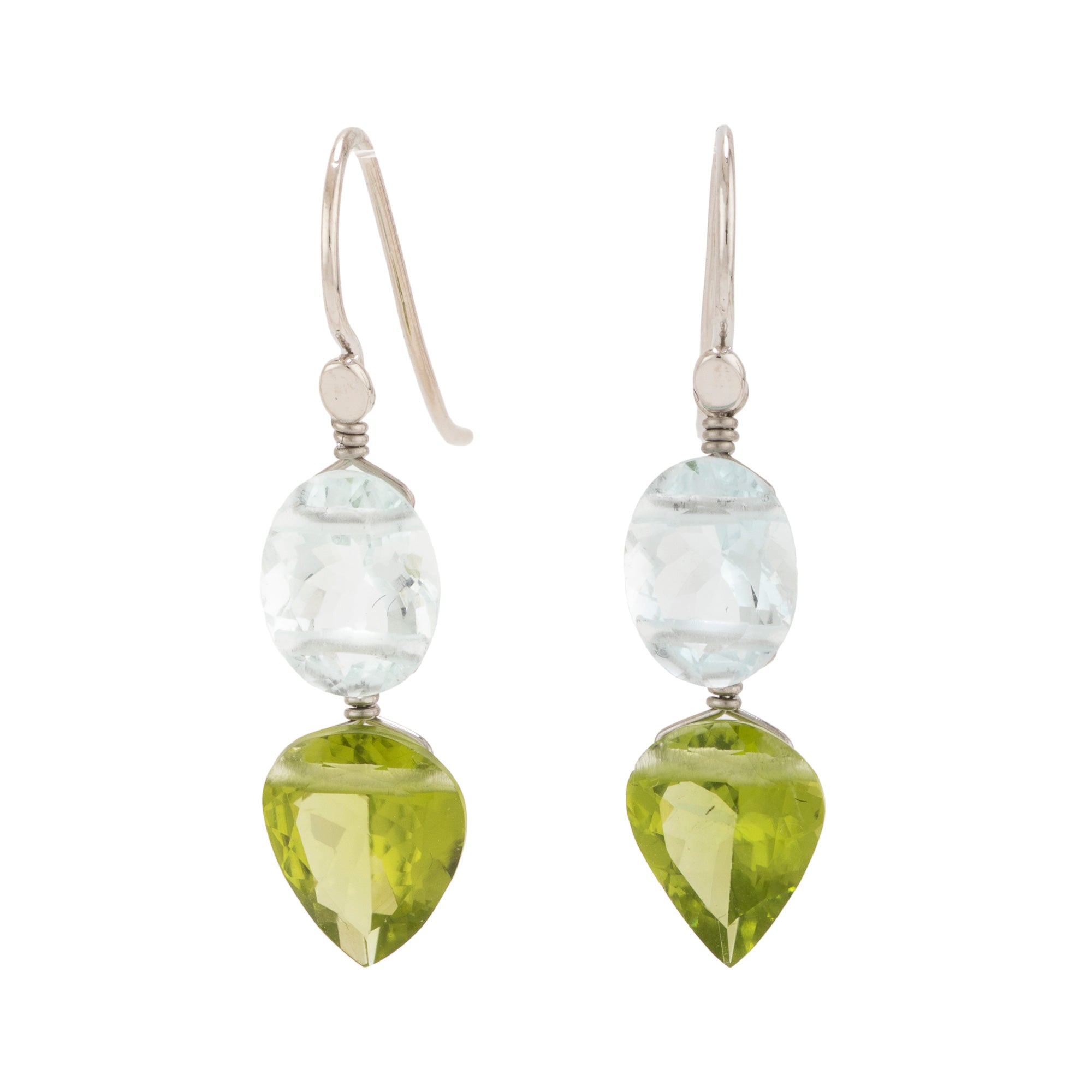 Spring ii peridot earrings