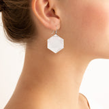 HEX I quartz earrings