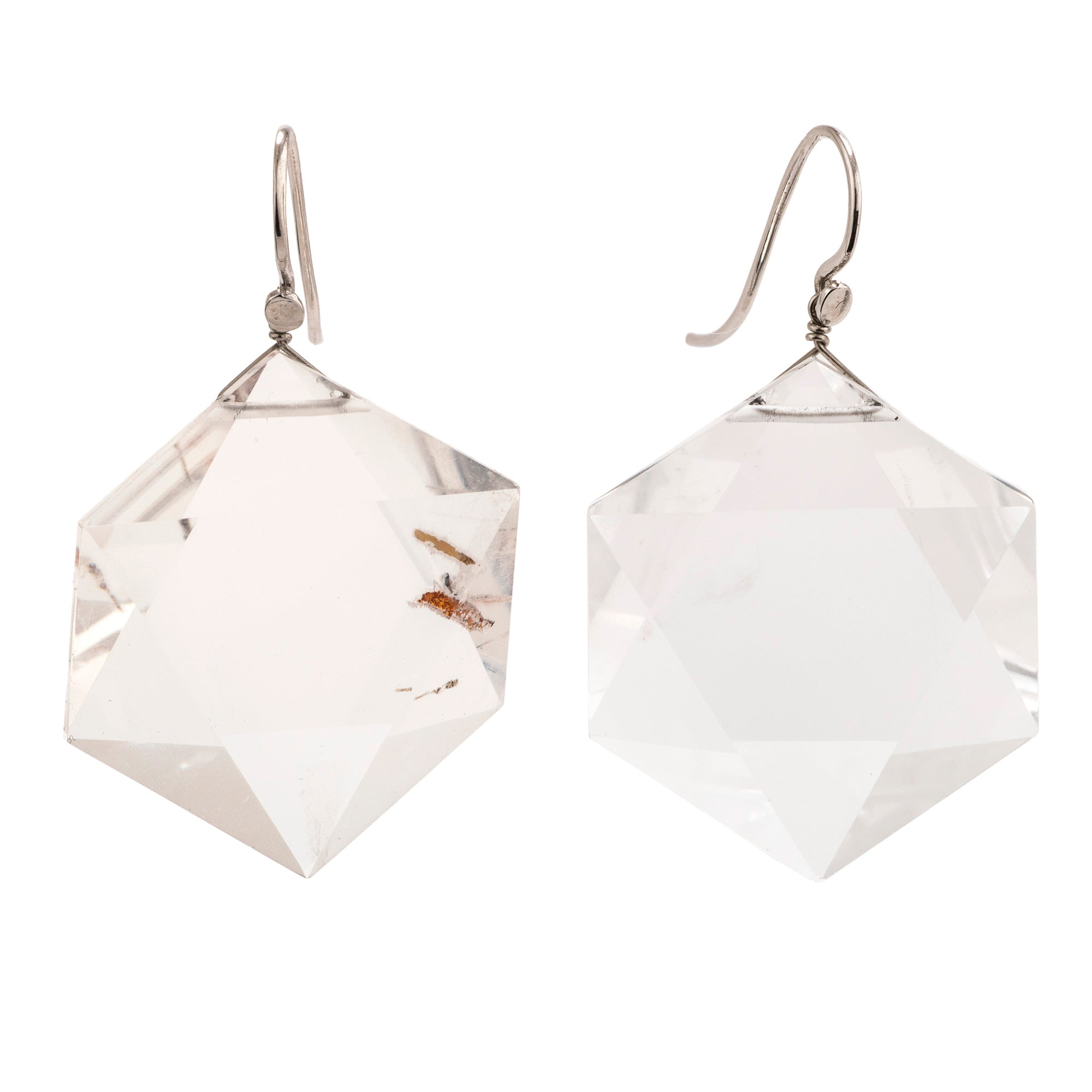 HEX I quartz earrings