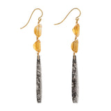 TEAR iii quartz earrings