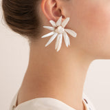 Burst x mississippi pearl earrings