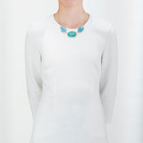 HAYDEE III aquamarine necklace