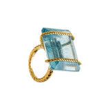 GREEK I aquamarine ring