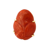 PLUM I coral ring