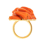 Coral flower ring