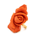 Coral flower ring