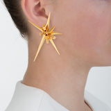 sparkler x gold earrings